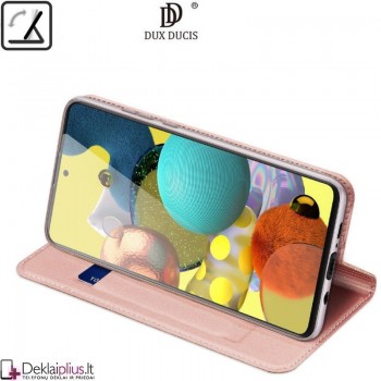 Dux Ducis dirbtinės odos atverčiamas dėklas - rausvas (Samsung S20 Fe) Dux Ducis dirbtinės odos atverčiamas dėklas - rausvas (Samsung S20 Fe)